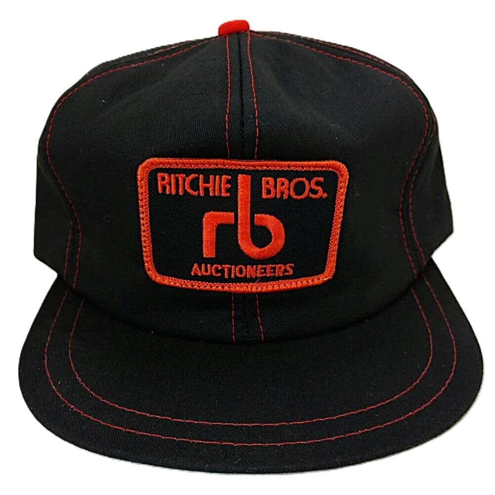 Vintage Trucker Hat Ritchie Bros Auctioneers K Products Snapback Cap